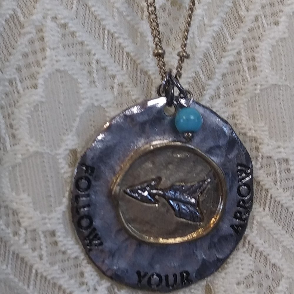 Follow Your Arrow Skinny Necklace | New